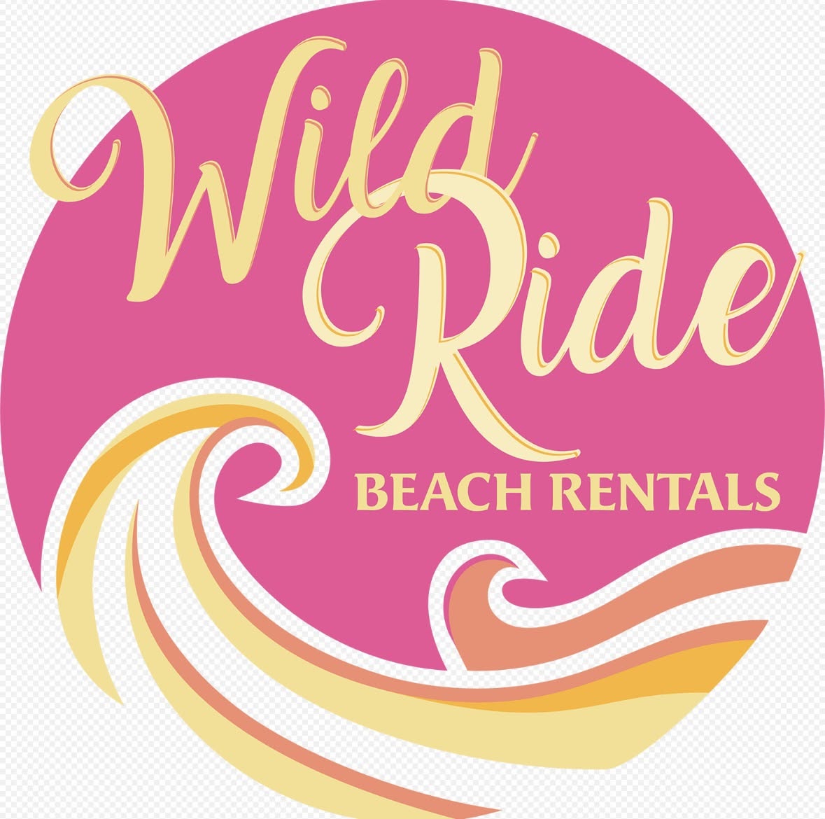 wild ride logo wild ride beach rental logo